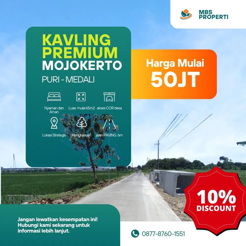 Investasi Brilian Tanah di Mojokerto