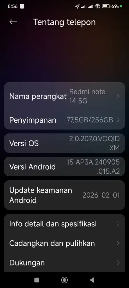 jual redmi note 14 5g