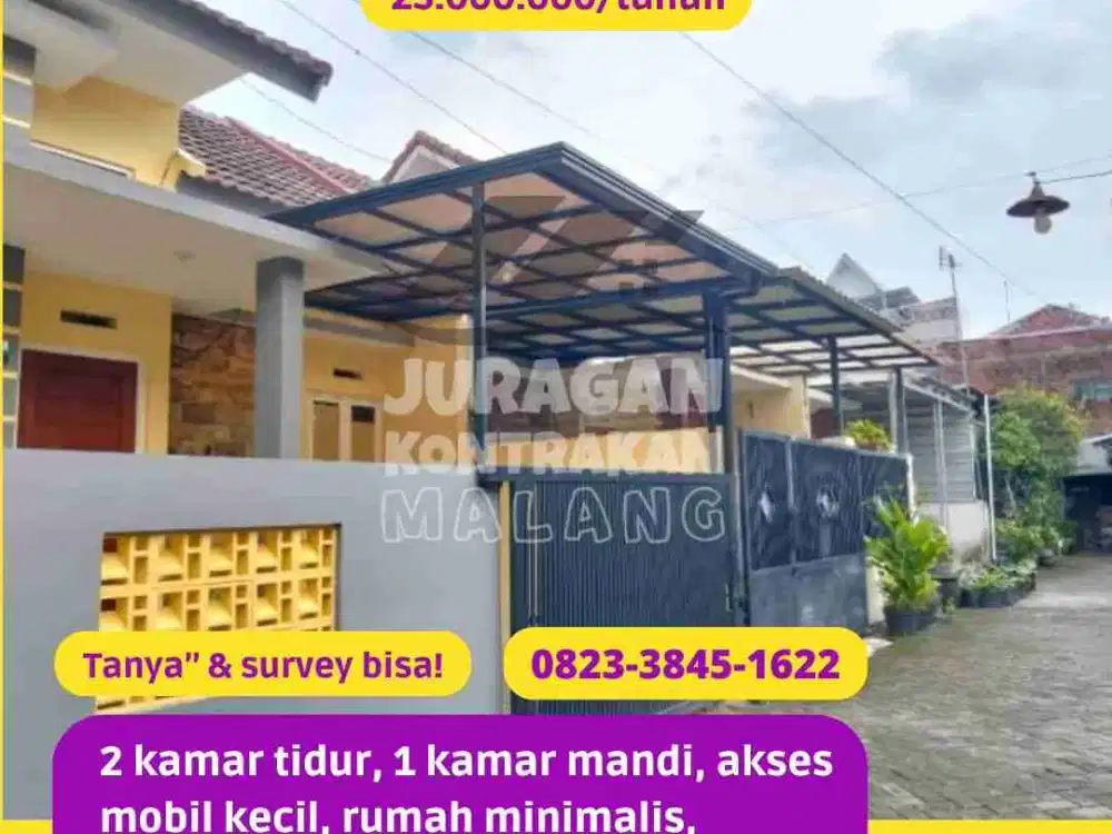 Kontrakan 2 kamar Blimbing Malang ada perabot strategis