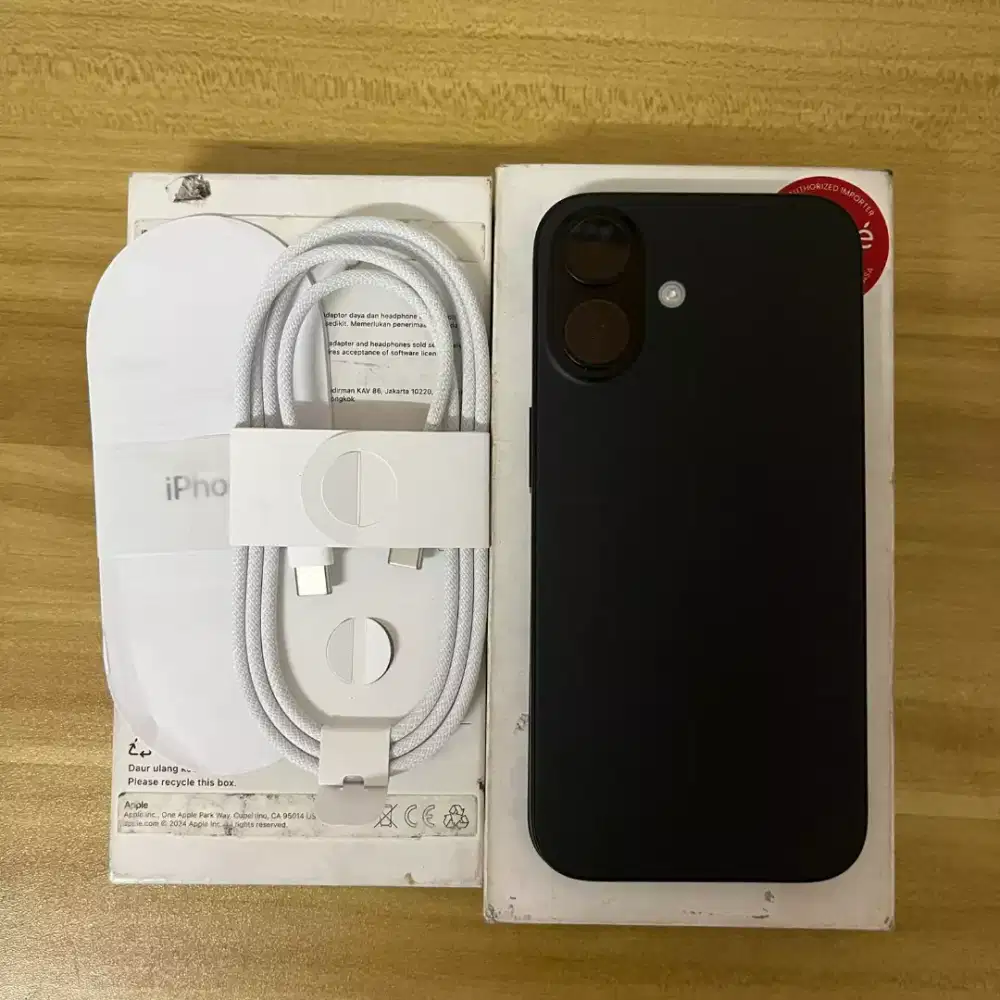 Iphone 16 128GB resmi ibox
Bh 100%