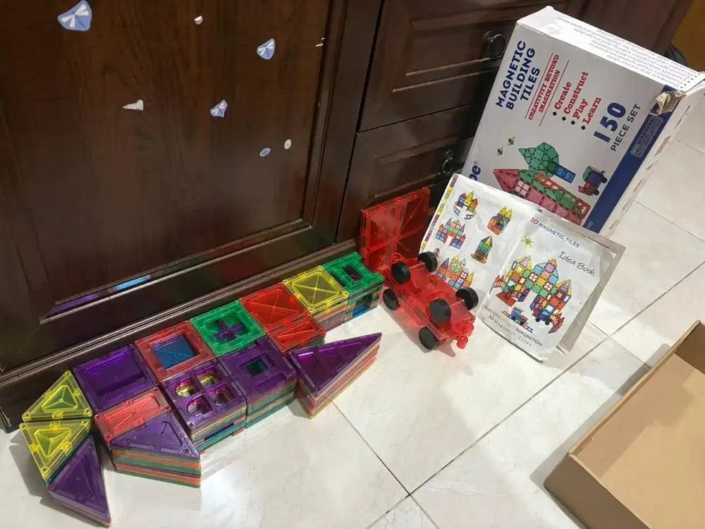 Magnascape magnetic building tiles 150pcs