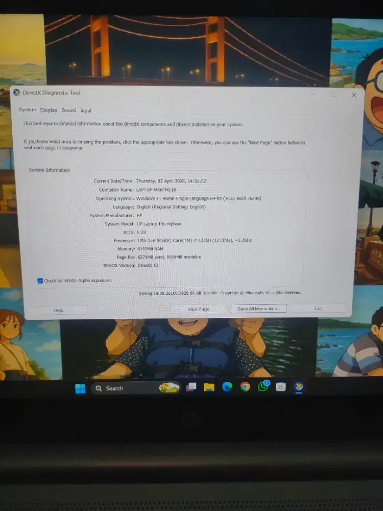 Laptop HP 14s-dq5155TU