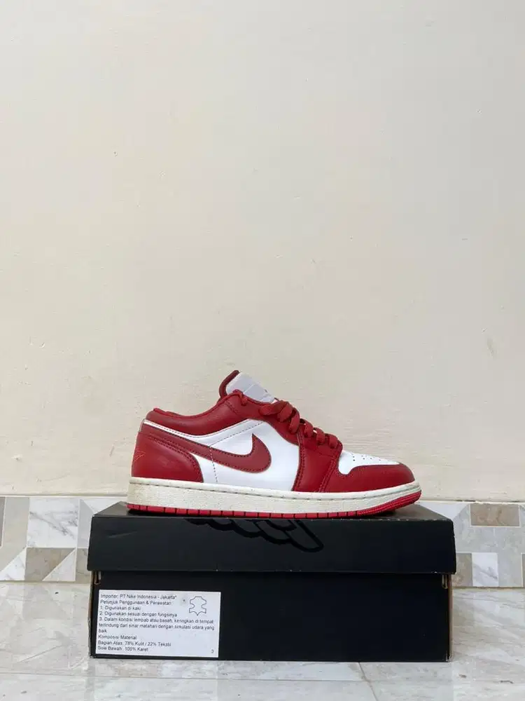 Air Jordan 1 Low Dune Red (Size 40.5) Original 100%