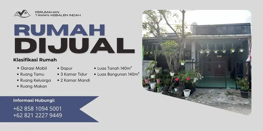 DIJUAL RUMAH NYAMAN DAN AMAN