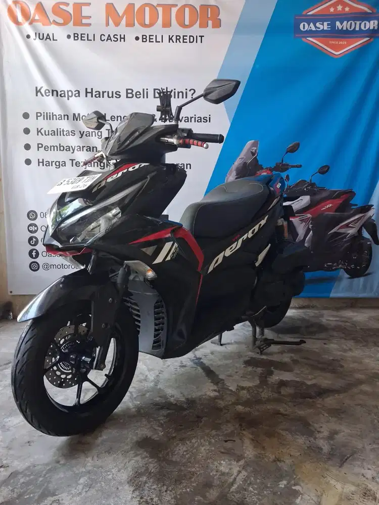 (B) Yamaha Aerox 155 VVA Connected Tahun 2022