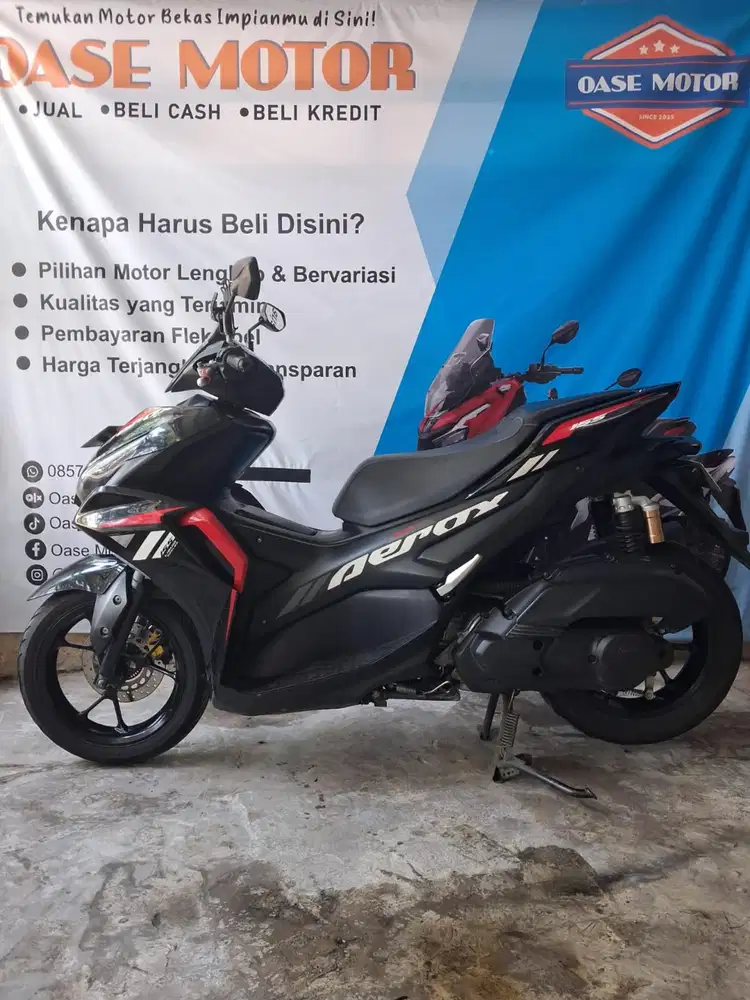 (B) Yamaha Aerox 155 VVA Coneccted Tahun 2022