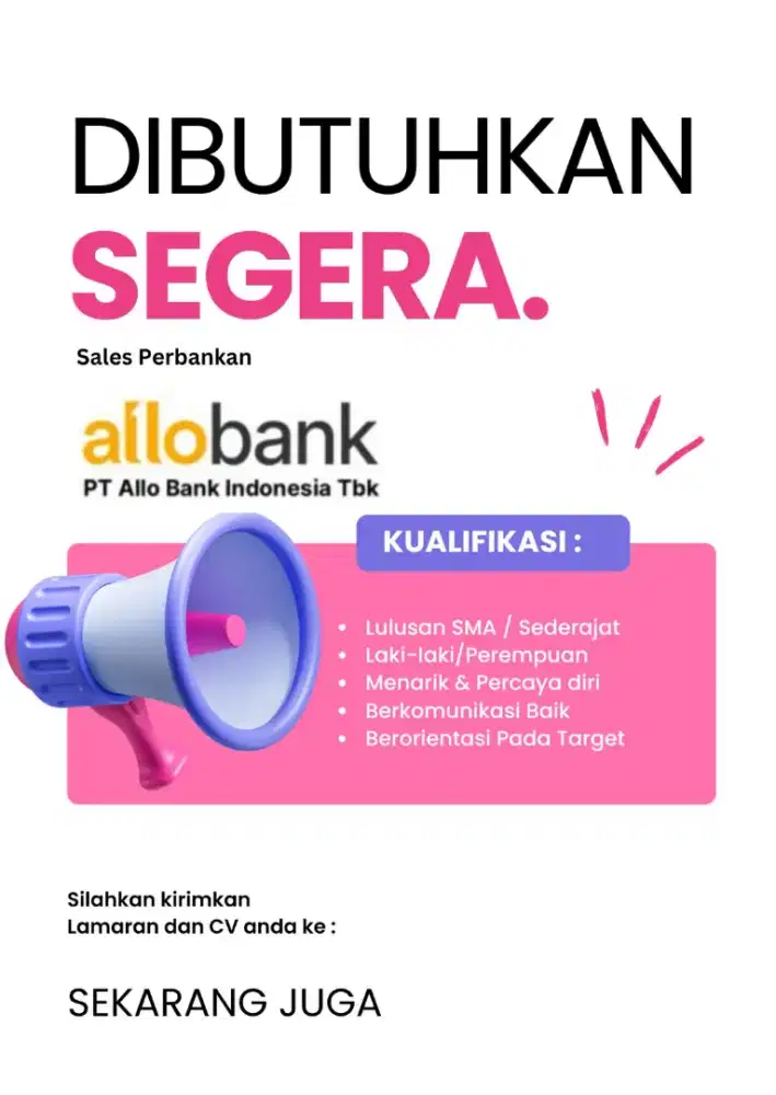 LOWONGAN KERJA BANK DIGITAL