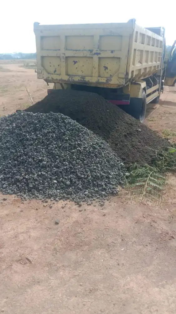 Pasir cor limestone abu batu batu belah sirdam makadam std