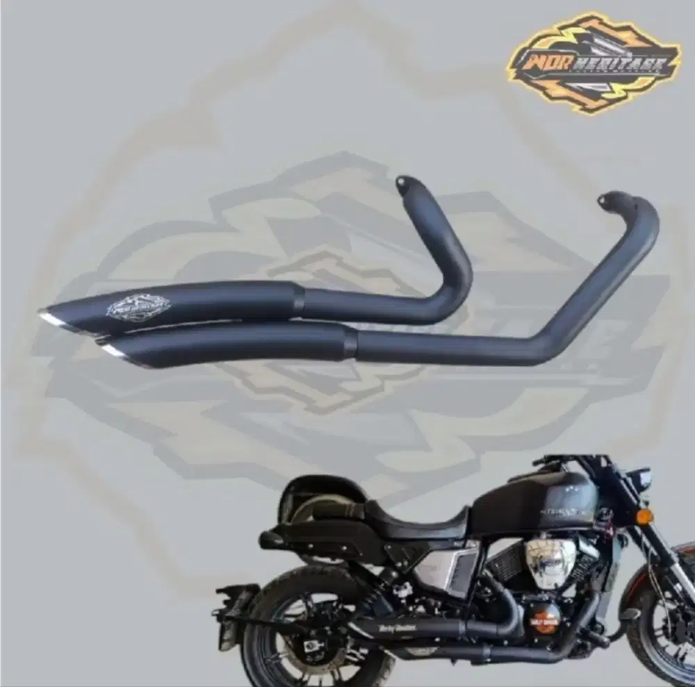 JUAL MURAH KNALPOT NDR CUSTOM MUFFLER KEEWAY V250 FI MULUS BANGET