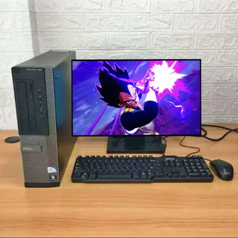 PC GAMING FULSET + LCD + RAM 8 GB + VGA 1 GB + HD 500 GB + GAMES APP