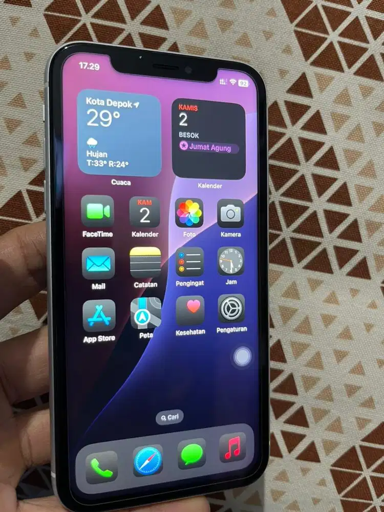 Iphone xr normal bersih bagus mulus