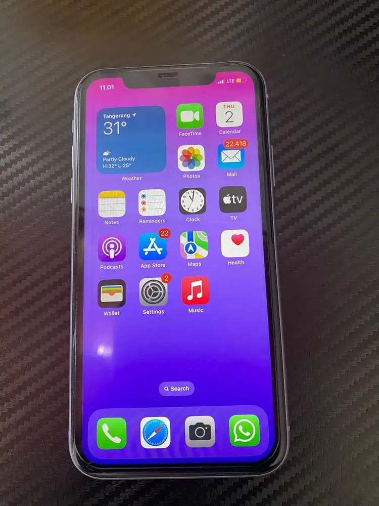 Iphone 11 Inter 64GB Purple Jaringan All Provider