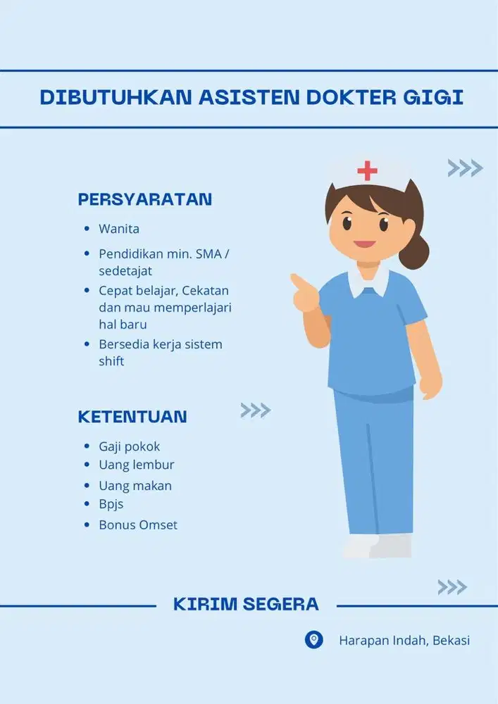 Lowongan Kerja Asisten Dokter Gigi