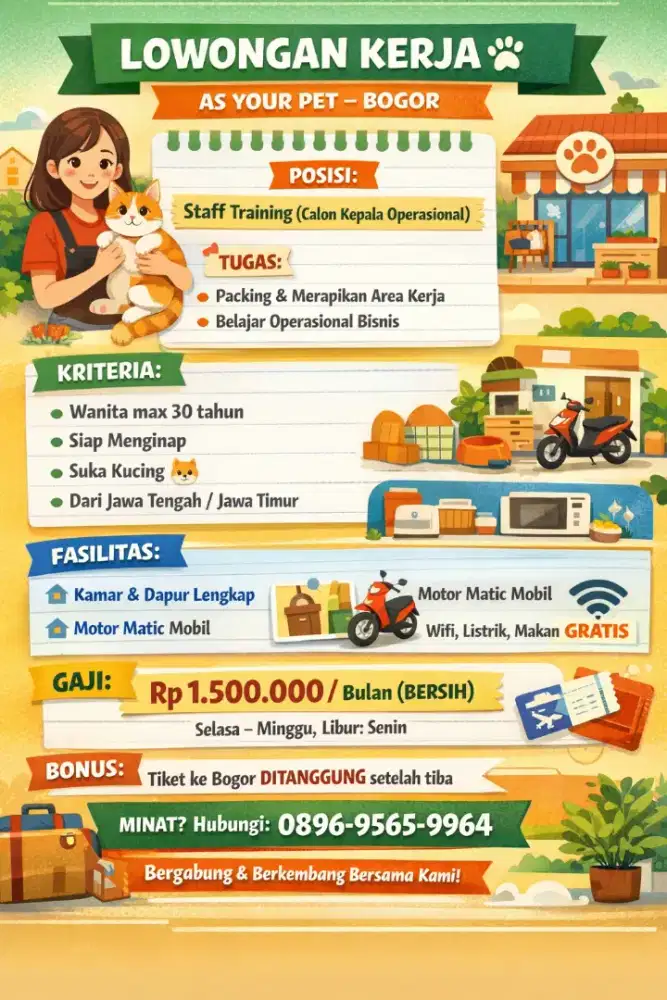 Staff training operasional bogor