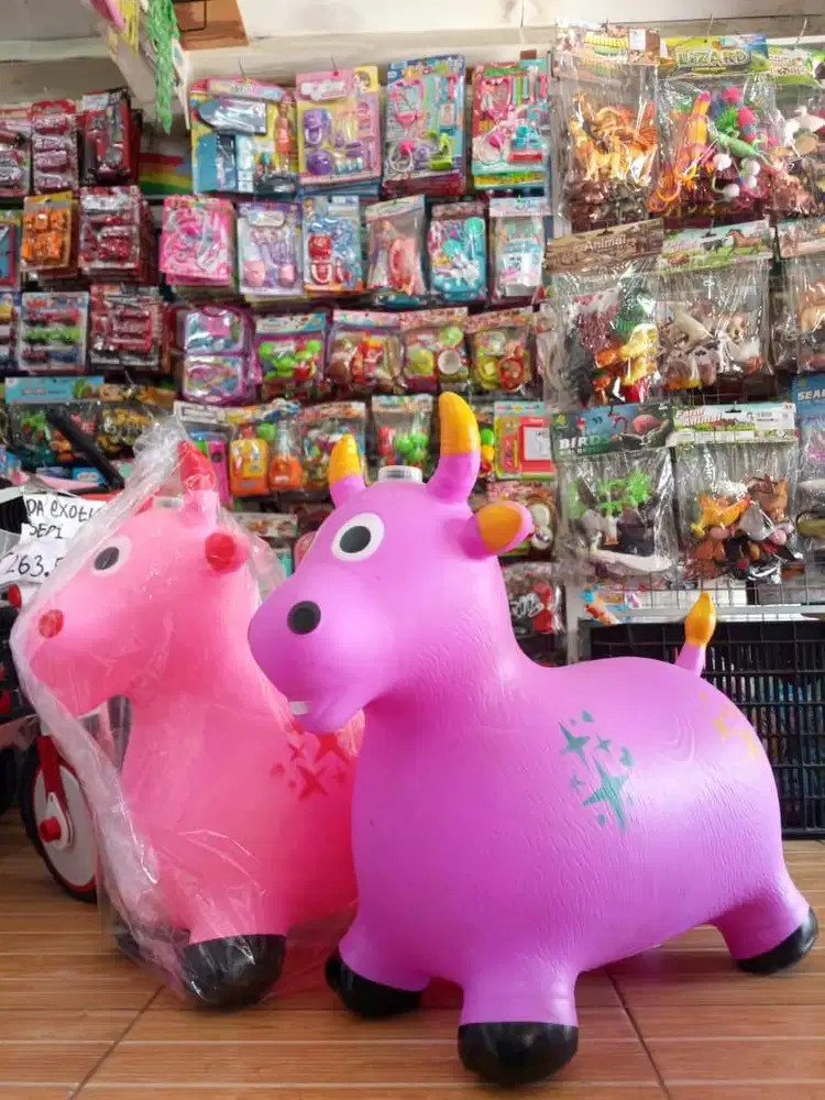 mainan anak jumping musik karett