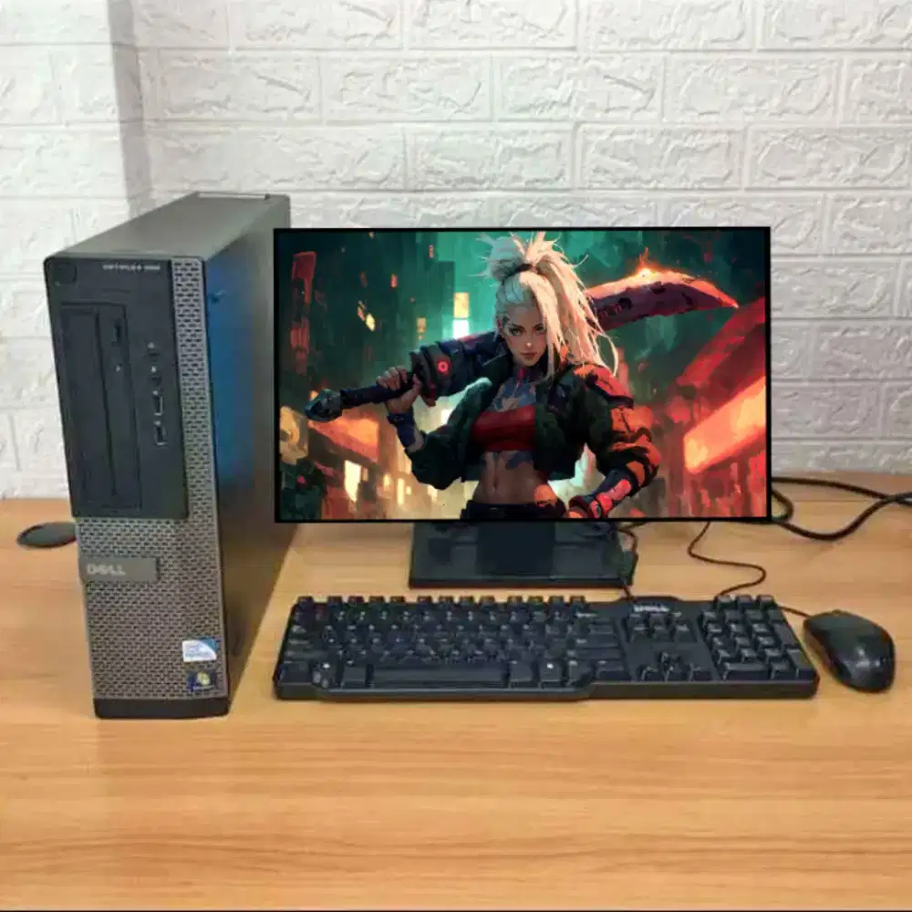 PC GAMING FULSET + LCD + RAM 8 GB + VGA 1 GB + HD 500 GB + GAMES APP
