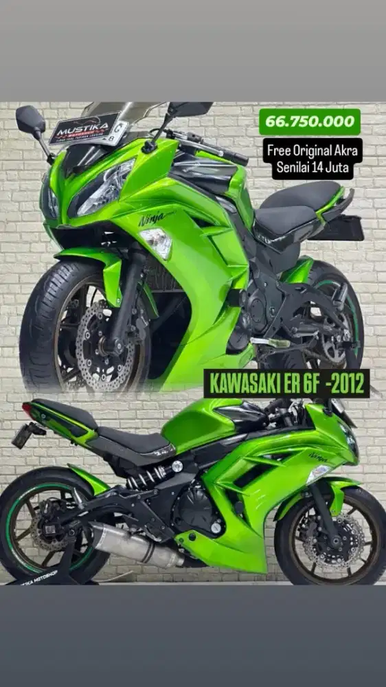 Kawasaki ninja ER6F 2012