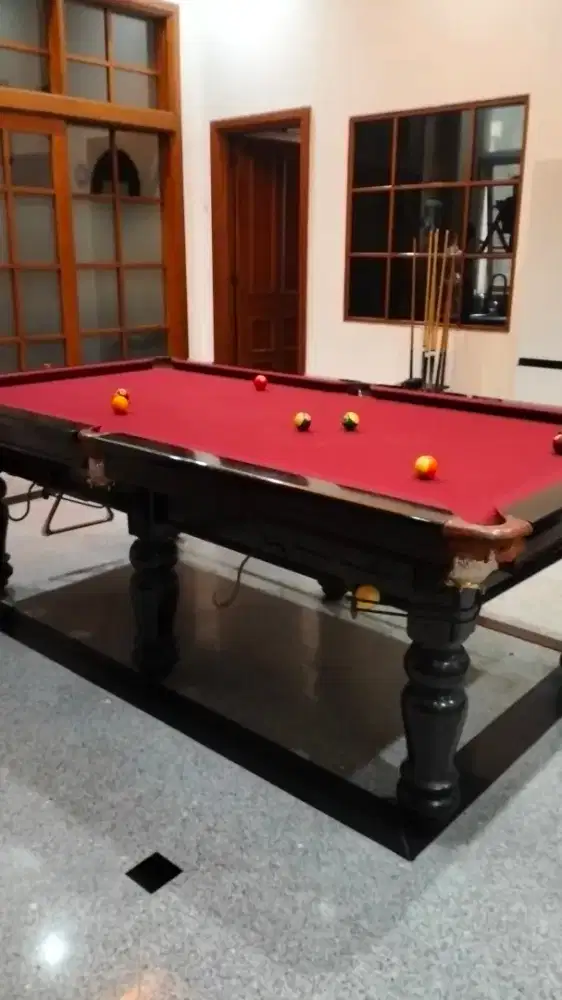 di jual meja billiard merk Thunderbird original