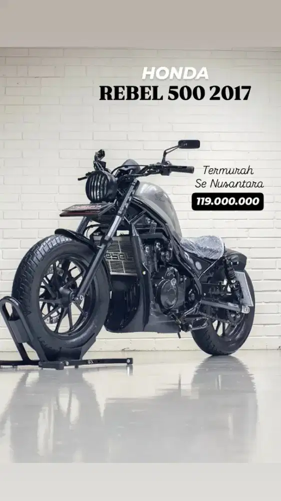 Honda rebel 500 tahun 2017
