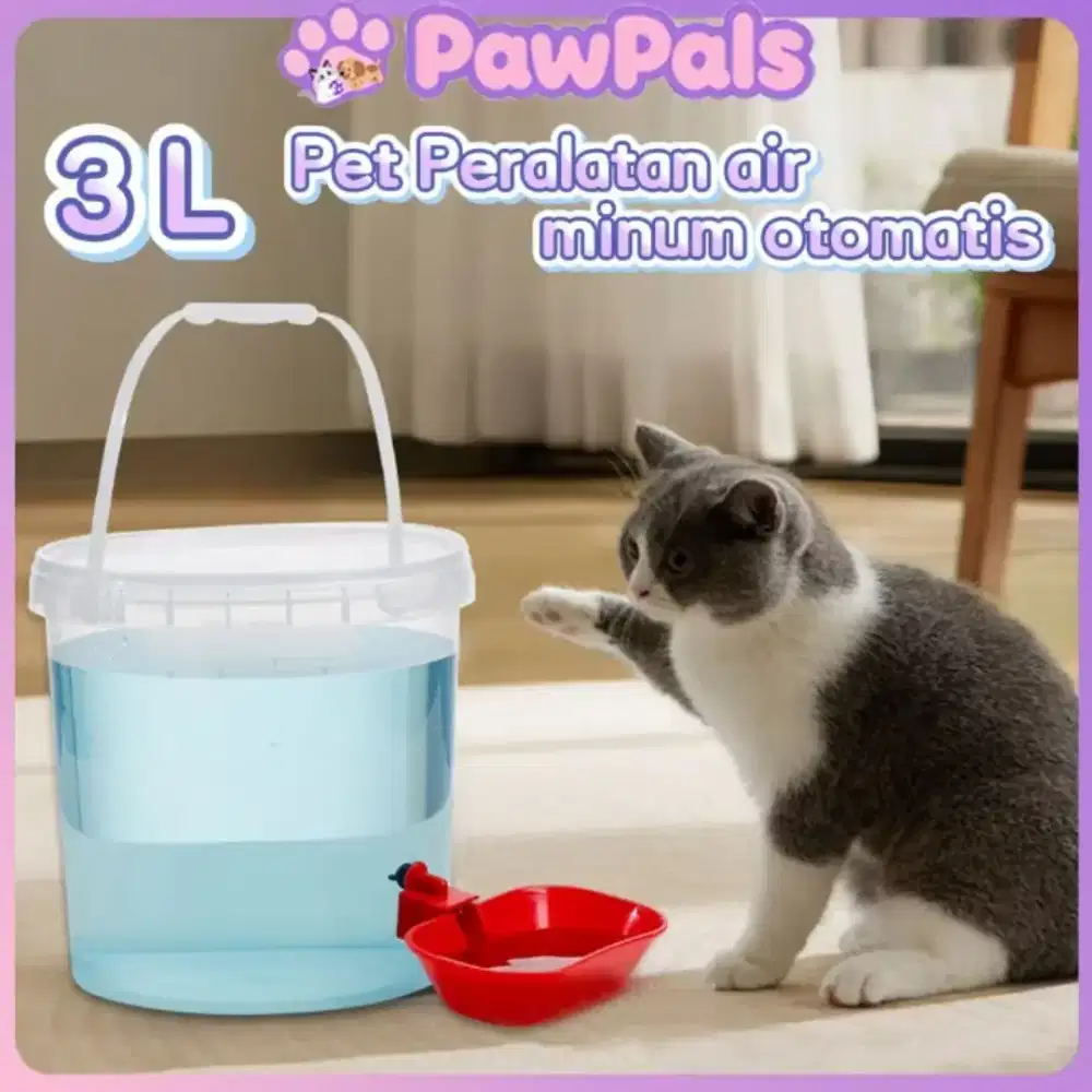 Tempat minum kucing anjing 3liter