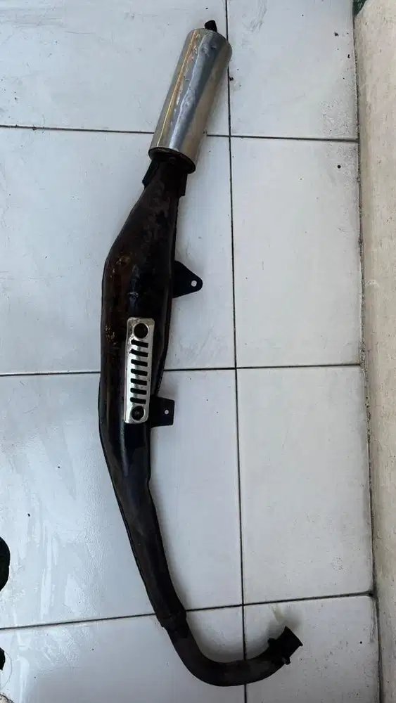 Knalpot Ori Satria R 120 Lumba 2 tak