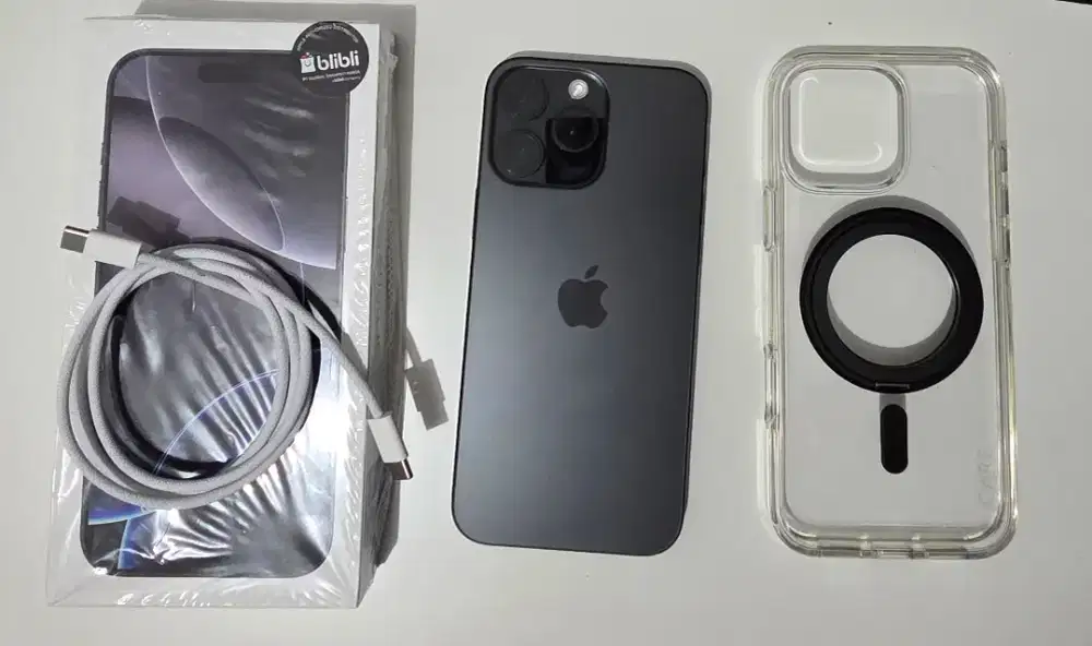 Iphone 16 Pro Max 256GB Black Garansi Resmi Blibli Like New