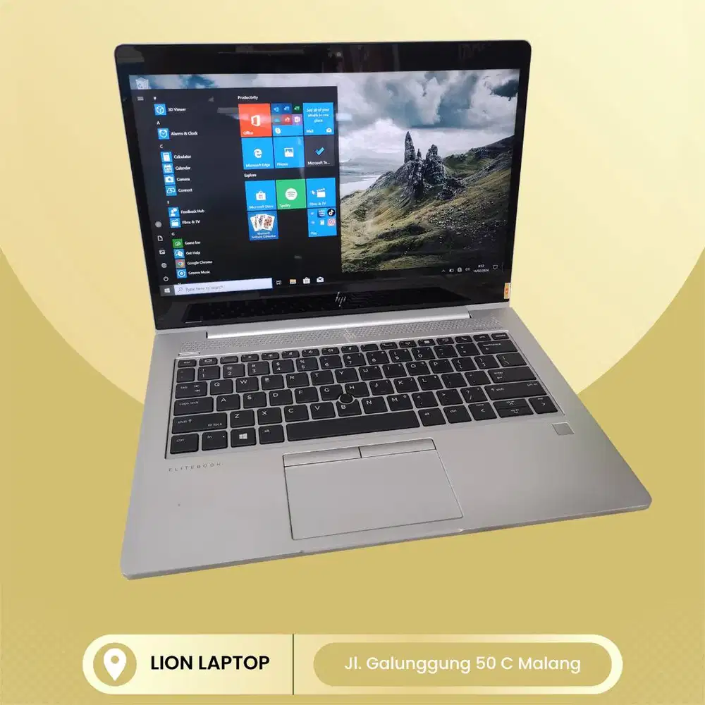 Core i7 gen 8 RAM 8GB Touchscreen Slim HP Elitebook 830 G6 [03|04]