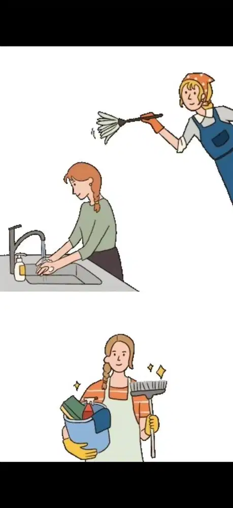 Buka lowongan kerjaa sabgai asisten rumah tangga (ART) menginap