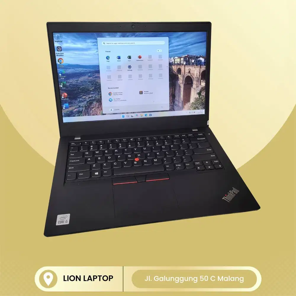 i5 Gen 10 Murah RAM 8GB SSD 256GB Lenovo Thinkpad L14 [03|04]