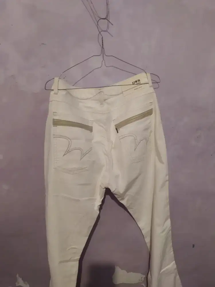 Celana panjang putih mulus made in japan