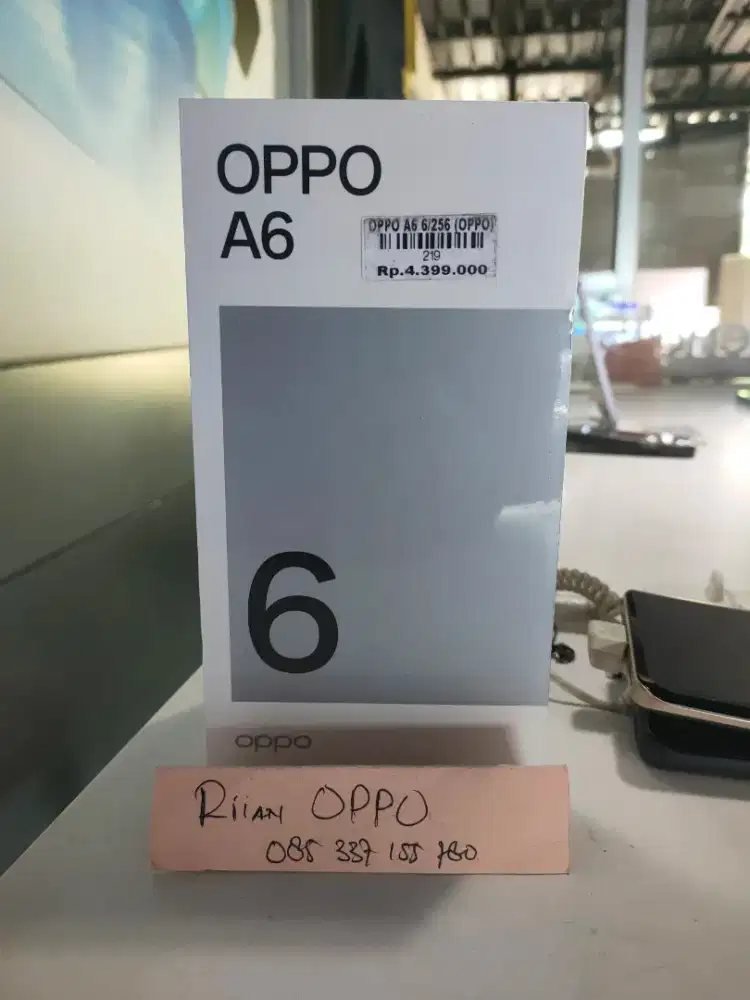 Oppo A6 Ram 6/256gb ATLANTIS DAHSYAT
