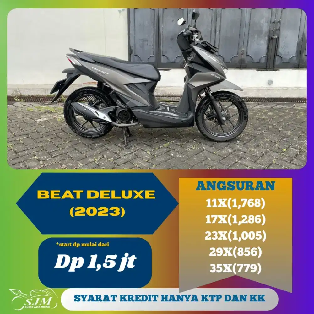 HONDA BEAT DELUXE 2023 PAJAK PANJANG