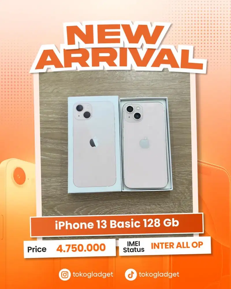 iPhone 13 Basic 128 Gb ex INTER ALL OPERATOR