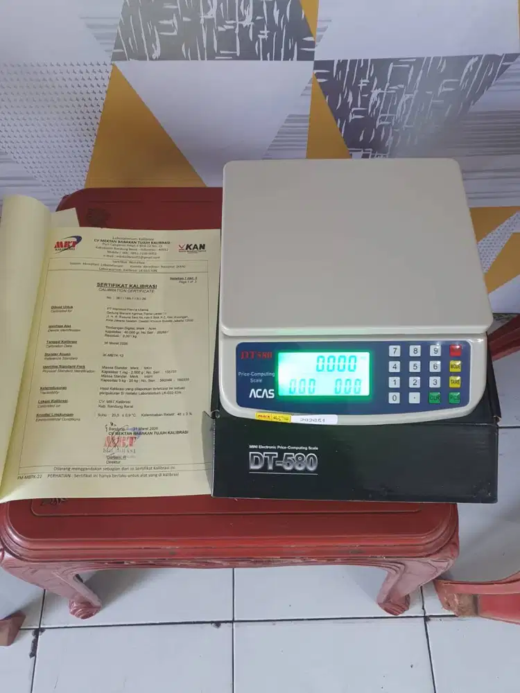 Timbagan Sand Cone 40kg Digital - Timbagan Bersertifikat Kalibrasi