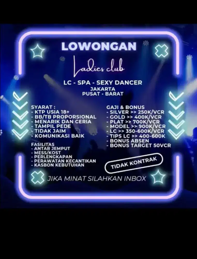 Loker Club Jakarta ,Bali.