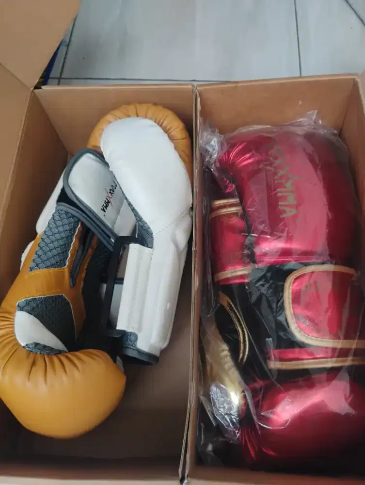 jual 2 aet sarung tinju pro