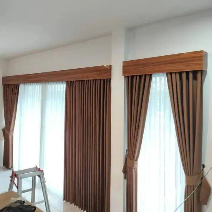 Pusat Tirai Gorden Jendela Gordyn Mewah Hordeng Model Terbaru Murah