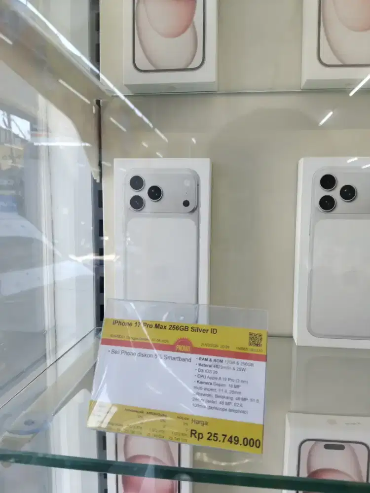 Iphone 17 Promax 256gb silver