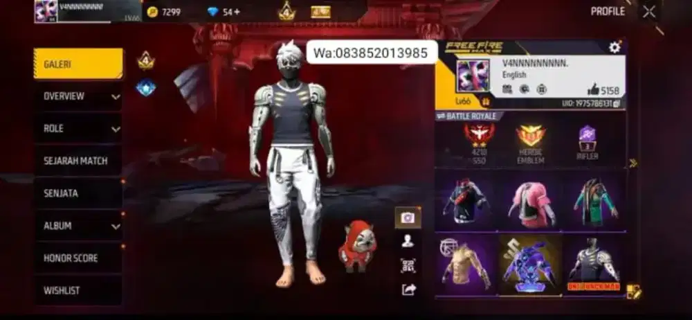 JUAL AKUN FF MURAH DAN AMAN