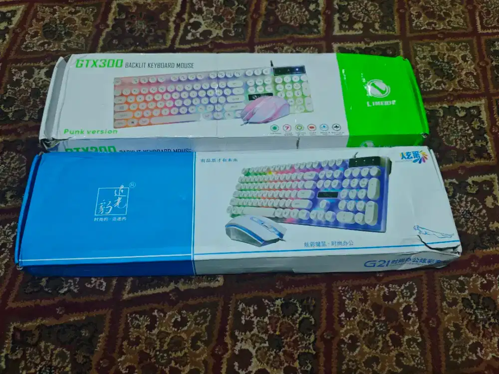 Keyboard+mouse Baru lengkap