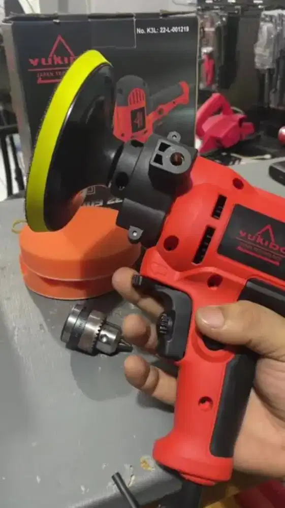 Mesin poles mobil dan bor baru