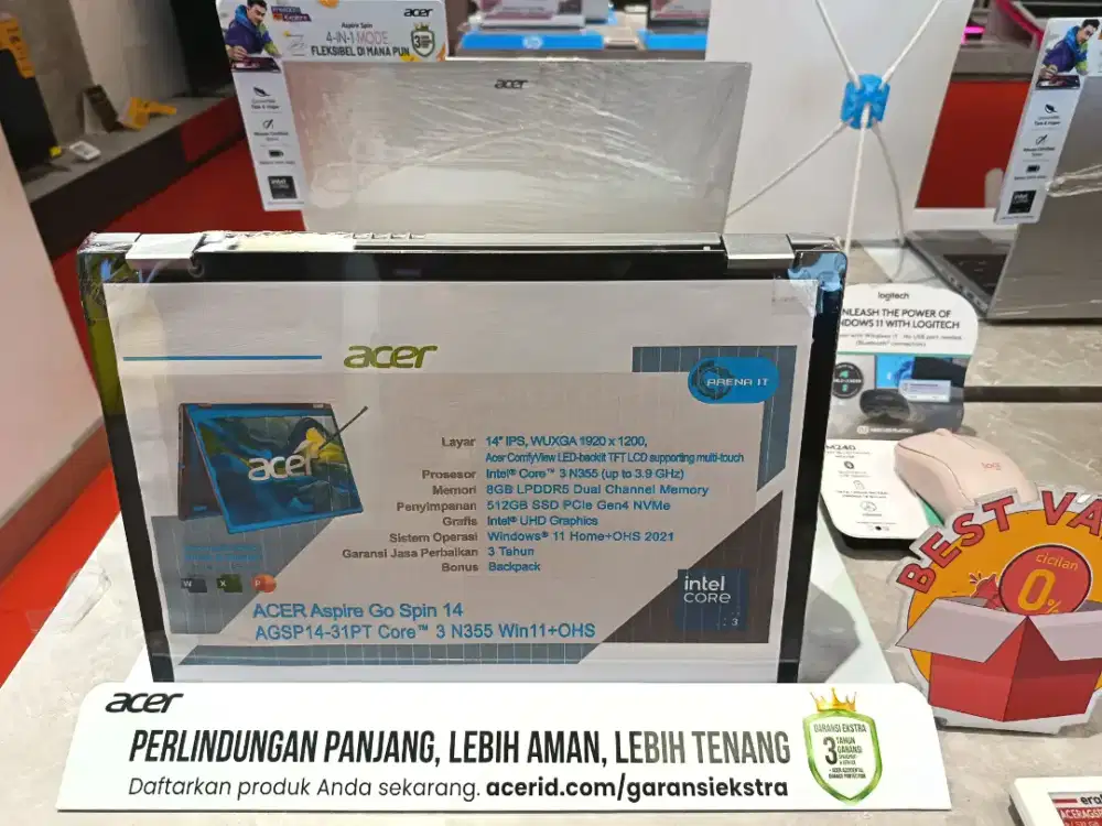 Acer asus HP lenovo advan
