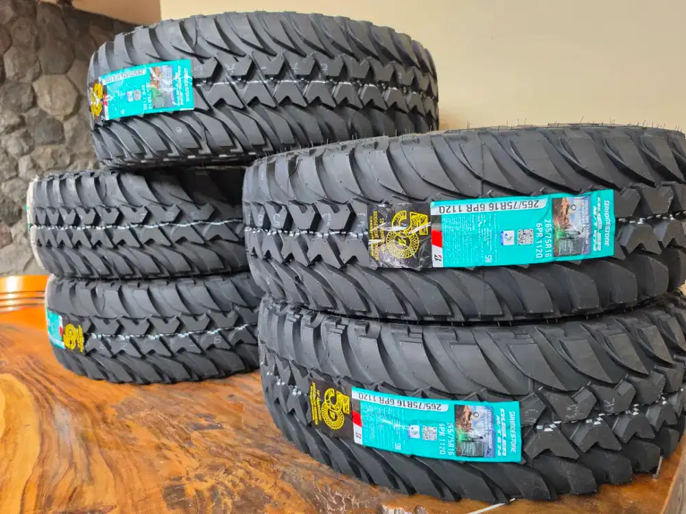 5 Ban Bridgestone Dueler M/T 674 265/75/R16 produksi 2026 baru