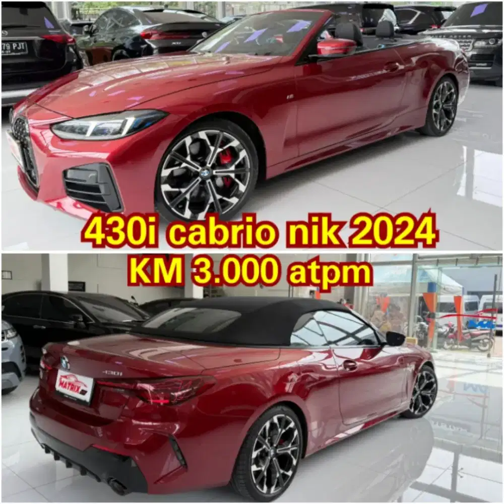 BMW 430i cabriolet AT Matic  2025 nik 2024