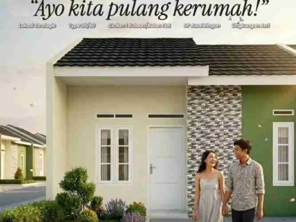 Rumah Subsidi Impian Keluarga Dekat Dengan Exit tol Parungkuda