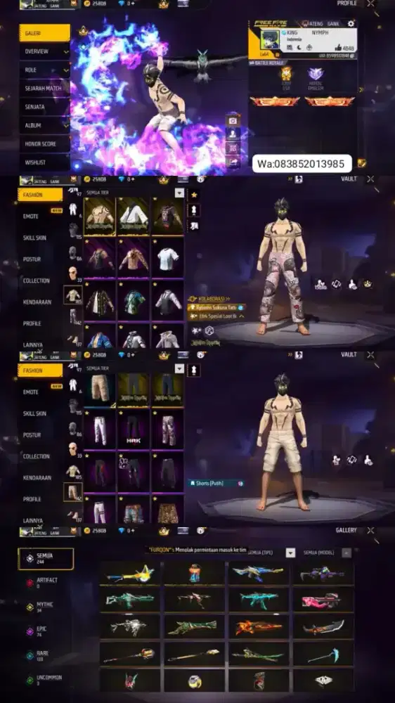 JUAL AKUN FF MURAH DAN AMAN