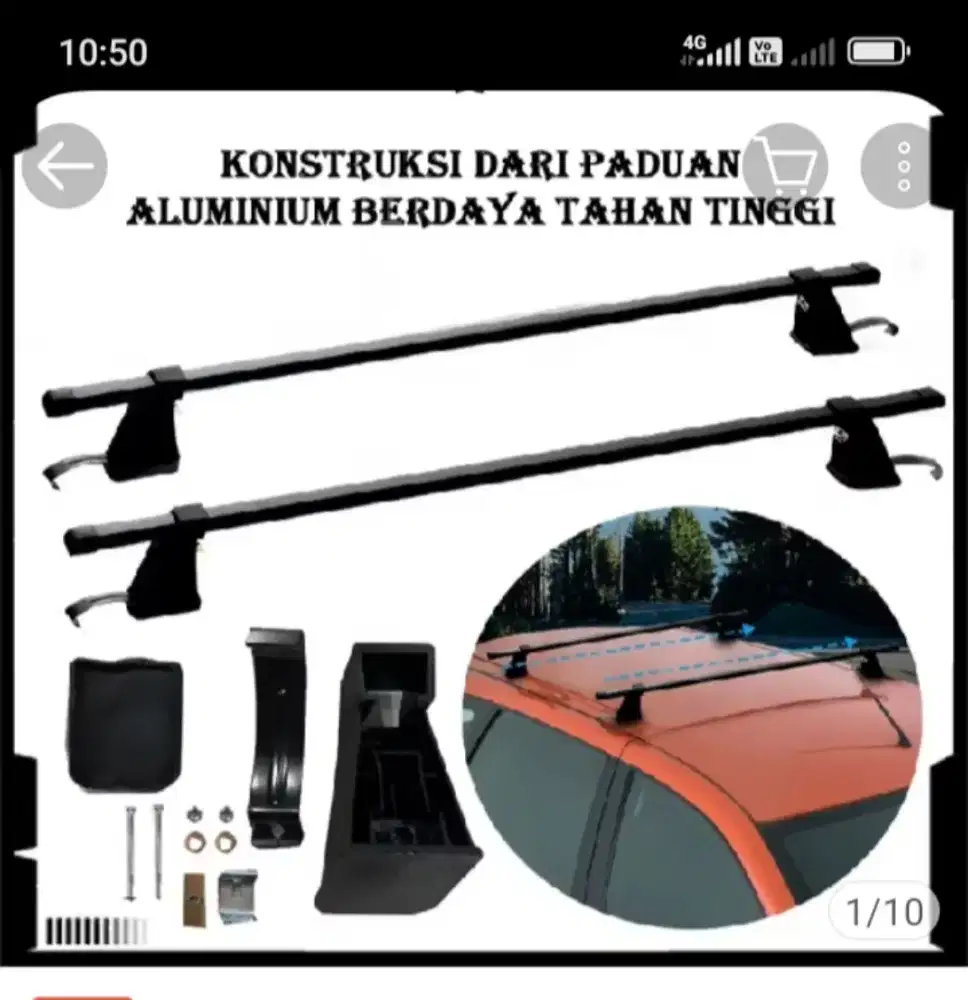 Cross Bar Bekas/Second