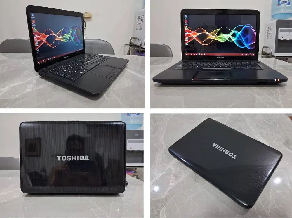 Laptop TOSHIBA i3 2.3GHz 4GB SSD ReadyUp NGEBUT 14in slim Mulus Garnsi