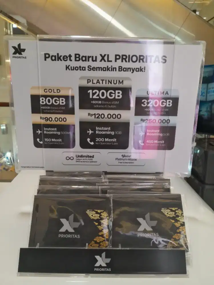 kartu XL prioritas bisa request nomor cantik dan incloud kuota