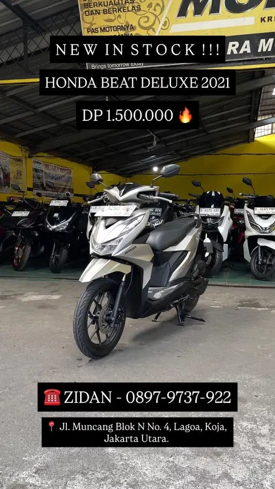 HONDA BEAT DELUXE 2021 MULUS !!!